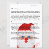 サンタ文字からのパーソナライズされた手紙 シーズンカード (正面)