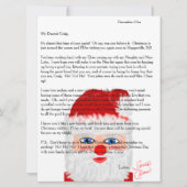 サンタ文字からのパーソナライズされた手紙 シーズンカード (正面)