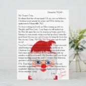 サンタ文字からのパーソナライズされた手紙 シーズンカード (スタンド正面)