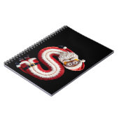 サンタ文字S ノートブック (左側)