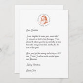 サンタ文房具でのサンタ文字への対応 シーズンカード (正面/裏面)