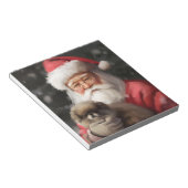 サンタ日本のクロース付き顎フェスティバルクリスマス ノートパッド (アングル)