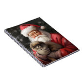 サンタ日本のクロース付き顎フェスティバルクリスマス ノートブック (右側)