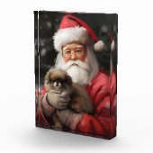 サンタ日本のクロース付き顎フェスティバルクリスマス フォトブロック (右)