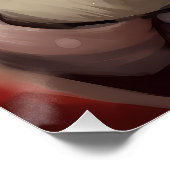 サンタ日本のクロース付き顎フェスティバルクリスマス ポスター (コーナー)