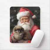 サンタ日本のクロース付き顎フェスティバルクリスマス マウスパッド (マウス)