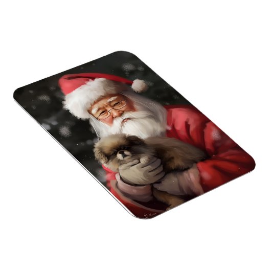 サンタ日本のクロース付き顎フェスティバルクリスマス マグネット (右側)