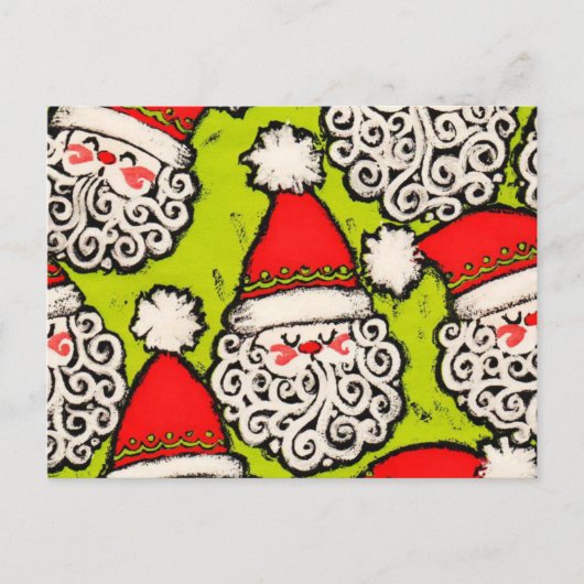 サンタ旧式の|の郵便はがき シーズンポストカード (正面)