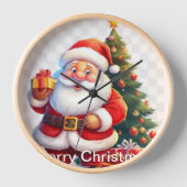 サンタ時計 壁時計 (正面)