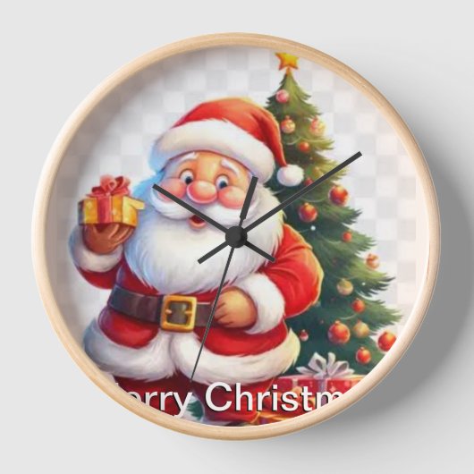 サンタ時計 壁時計 (正面)