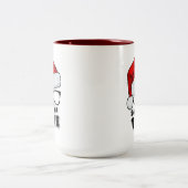 サンタ時間 ツートーンマグカップ (中央)