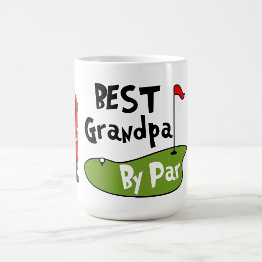 サンタ最高のククロースとクリスマスのパーのおじいちゃん コーヒーマグカップ (中央)