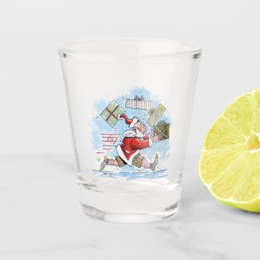 サンタ未用意のショットグラス ショットグラス (正面)
