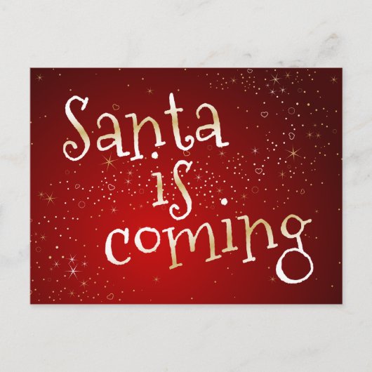 サンタ来から来たサンタのはがき シーズンポストカード (正面)