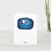 サンタ来さんの折り畳みグリーティングカード カード (裏面)