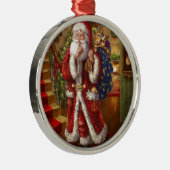 サンタ来さん メタルオーナメント (右)