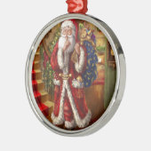 サンタ来さん メタルオーナメント (左)