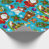 サンタ来さん ラッピングペーパー (角)