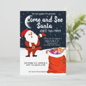 サンタ来とサナタのクリスマス休暇を見る 招待状 (スタンド正面)