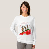 サンタ来のトナカイ Tシャツ (正面フル)