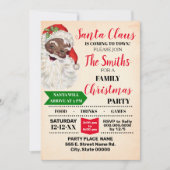 サンタ来の町クリスマスファミリーパーティー 招待状 (正面)