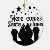 サンタ来クツメ | 両面 セラミックオーナメント (左)