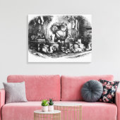 サンタ来クロース， 1872 キャンバスプリント (インサイチュ (リビング))