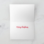 サンタ来スからラスベガスへのクリスマスカード サンキューカード (内部)