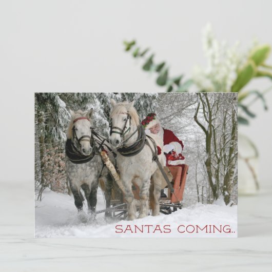 サンタ来ス シーズンカード (スタンド正面)