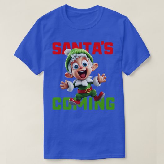 サンタ来ス Tシャツ (デザイン正面)