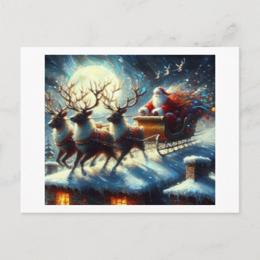 サンタ来ズの町へ ポストカード (正面)