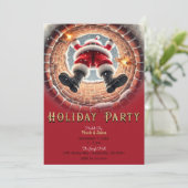 サンタ来ズダウンチムホリデーパーティー 招待状 (スタンド正面)