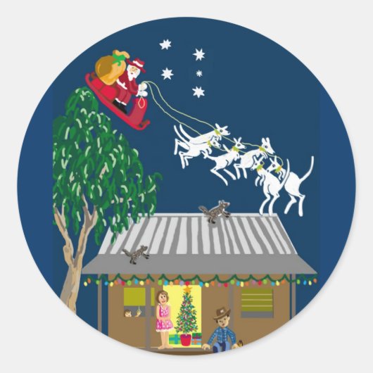 サンタ来ズ ラウンドシール (正面)