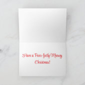 サンタ来ツメは街へ – フェスティバル猫 シーズンカード (内部)