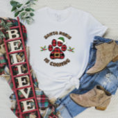 サンタ来ポーズのTシャツ Tシャツ