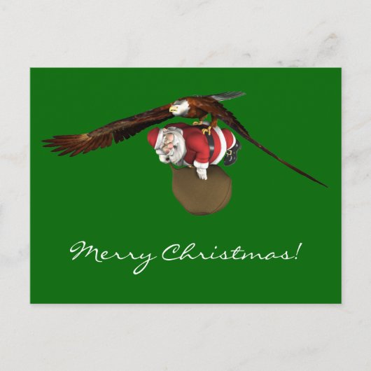 サンタ来ーは少し遅い シーズンポストカード (正面)