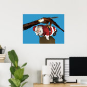 サンタ来ーは少し遅い ポスター (ホームオフィス)