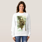 サンタ来ートゥタウンホリデイ スウェットシャツ (正面フル)