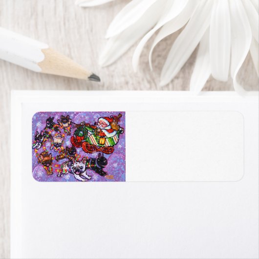 サンタ来ーポーズ！ ラベル (インサイチュ)