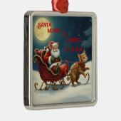 サンタ来ーマウス メタルオーナメント (右)
