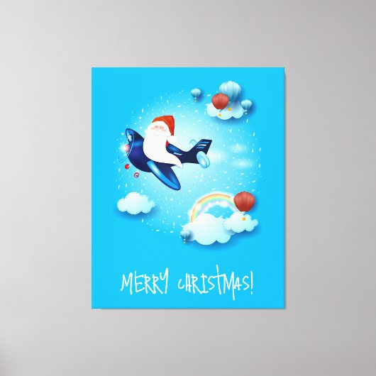 サンタ来ー キャンバスプリント (正面)