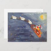 サンタ来ー ポストカード (正面/裏面)