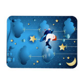 サンタ来ー マグネット (横)