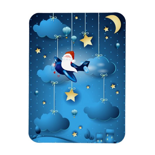 サンタ来ー マグネット (縦)