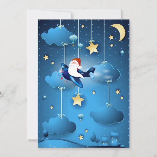 サンタ来ー 招待状 (正面)