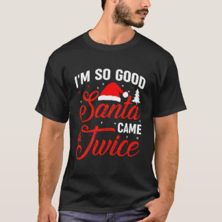サンタ来2回のいけな醜いダーティーサンタ Tシャツ