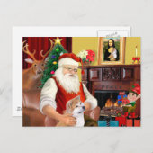 サンタ柴犬(lkup) シーズンポストカード (正面/裏面)