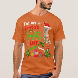 サンタ柴犬I's Santa's いけな ListクリスマスT Tシャツ