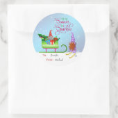 サンタ格言とスキー格言 – スパークルへのシーズン ラウンドシール (バッグ)