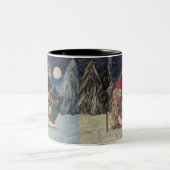 サンタ格言マグ ツートーンマグカップ (中央)